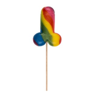 Regnbågsfärgad Lollipop