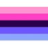 Omnisexual Pride lippu, 90 x 150