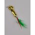 Fishing lure, gold with feather, 43 gr