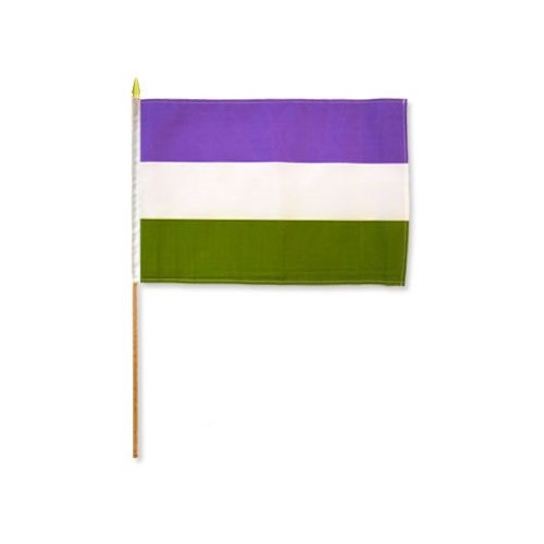 Genderqueer-lippu minitangolla